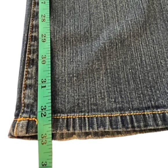 Seven7 Jeans Womens 10 Bootcut Dark Wash Denim Blue Stretch Casual Relaxed EUC - Picture 9 of 13